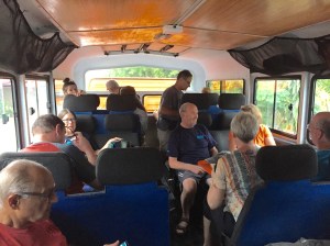 Interior of our truck Penelope 