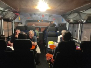 Early morning on board Penelope our truck