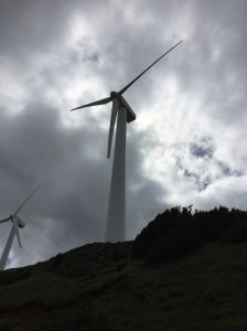 Ominous wind turbine