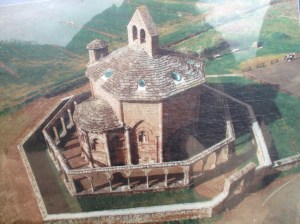 Eunate Church from the air