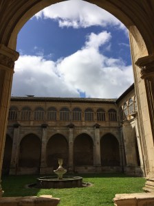 Cloister at Monasterio de Irache