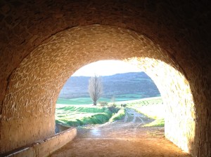 Tunnel on the way to Villatuerta