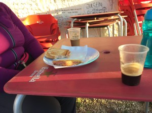 Breakfast on the hill