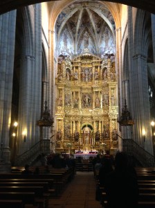 Main altar Iglesia de Santa Maria