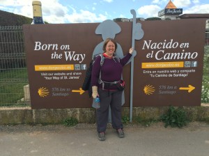 Kelly outside Bodegas Corral