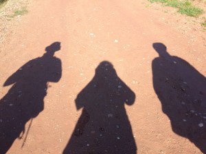 Sister Kelly on the road to Ventosa