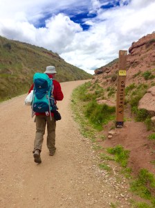 The climb outside Najera, 582 Kim's to go