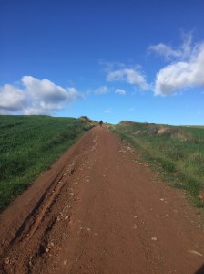 The long climb into Ciruena
