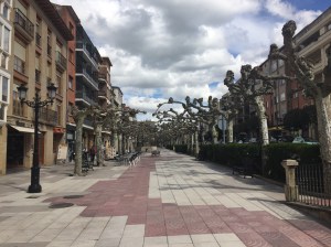 Plaza near our accommodation