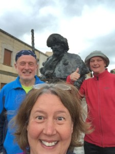 Happy at the end of the road