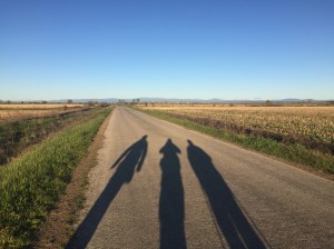 Strange shadows on the way to Villavante