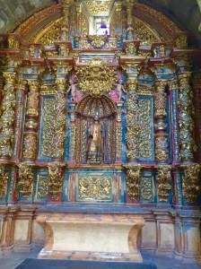 Ornate altar background