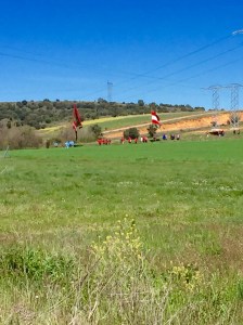 Procession on the hillside