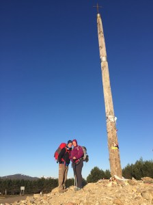 Myself and Kelly at the leaning Cruz