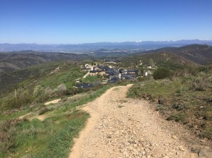 The rocky path down to Acebo