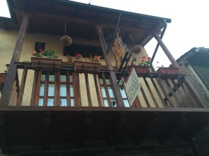 Balcony outside our room