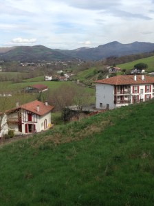 View from Erracaldia Guesthouse
