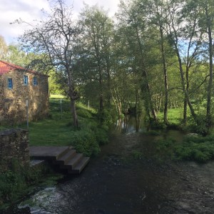 Rio Iso at Ribadiso da Baixo