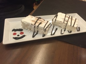 Pretty ice cream dessert