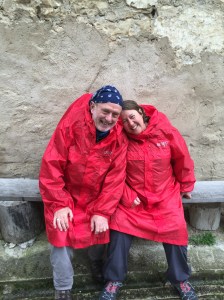 Resting in shelter at Irotz