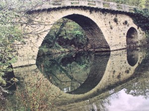 Bridge on route to Huarte